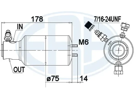 Осушувач кондицiонера ERA 668009