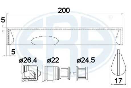 Осушувач кондицiонера ERA 668011