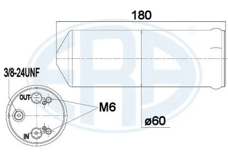 Осушувач кондицiонера ERA 668016