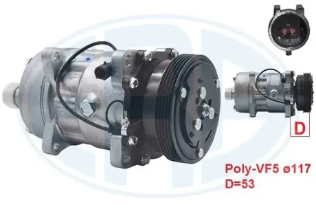 Компресор кондиціонера ERA 670029
