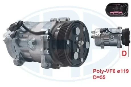 Компресор кондиціонера ERA 670030