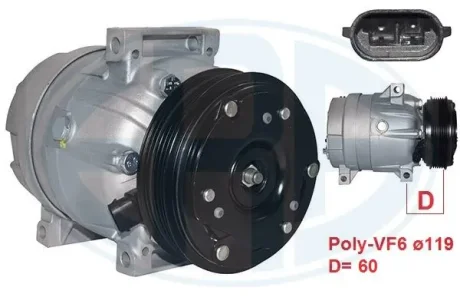 Компресор кондиціонера ERA 670076