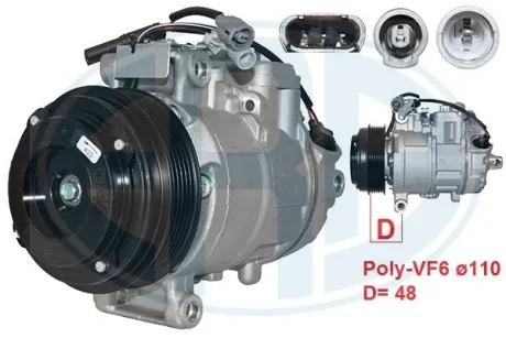 Компресор кондиціонера ERA 670127
