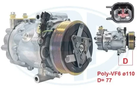 Компресор кондиціонера ERA 670145