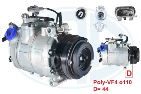 Компресор кондиціонера ERA 670150