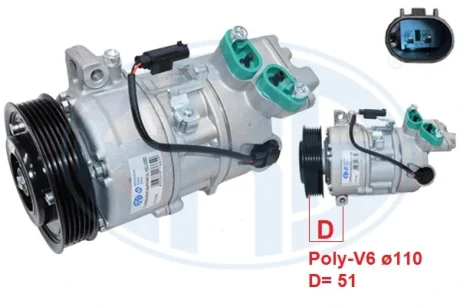 Компресор кондиціонера ERA 670195