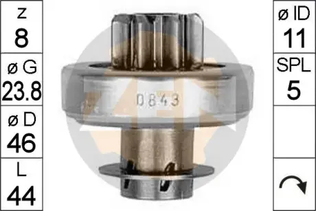 Бендикс стартера ERA ZN0843