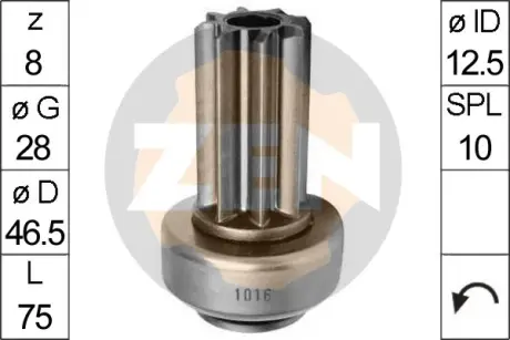 Бендикс стартера ERA ZN1016