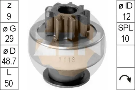 Бендикс стартера ERA ZN1113