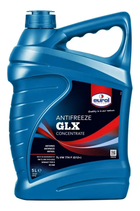 5л Antifreeze GLX CONCENTRATE Антифриз красный (-80) EUROL 005779 (фото 1)