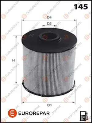 Фільтр паливний Ford Mondeo 2.0TDCi 07-15 EUROREPAR 1611658180 (фото 1)