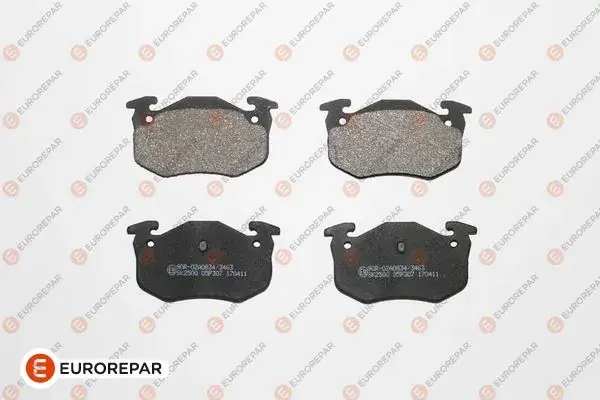 Гальмівні колодки зад. Peugeot 206 99-/Renault Megane I 96-03 EUROREPAR 1617247980 (фото 1)