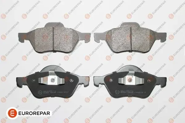 Колодки гальмівні дискові, комплект EUROREPAR 1617257380 (фото 1)