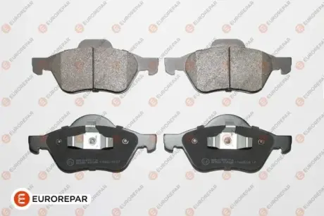 Колодки гальмівні дискові, комплект EUROREPAR 1617257380