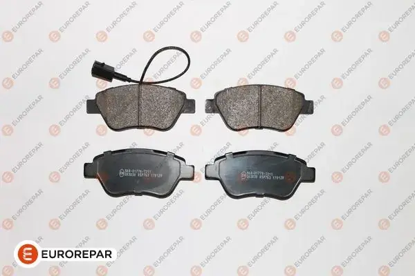 Гальмівні колодки пер. Doblo 05-10 (грузовой)(123x53.3x18)(з датчиком) EUROREPAR 1617262380 (фото 1)