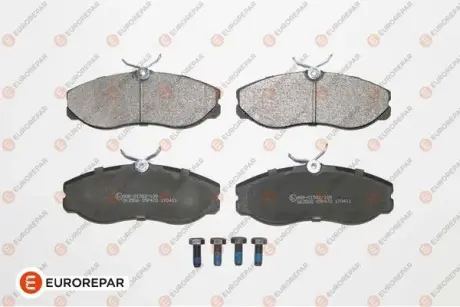 Колодки гальмівні дискові (комплект 4 шт) EUROREPAR 1617265480