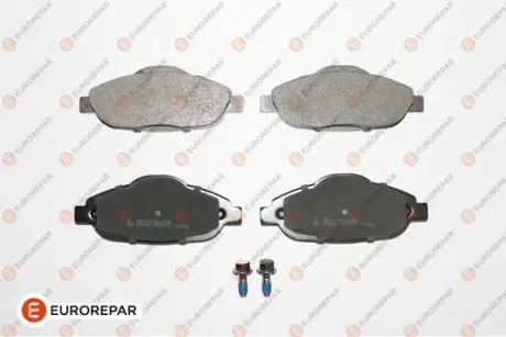 Колодки гальмівні передн (комплект) PSA від 3х років Eurorepar EUROREPAR 1617270080