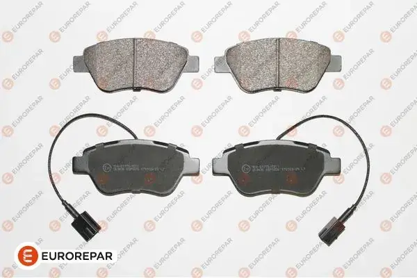 Гальмівні колодки пер. Nemo/Bipper 08- (BOSCH) (122.8x53.6) з датчиком EUROREPAR 1617283380 (фото 1)
