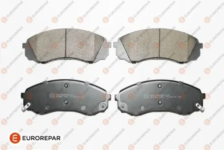 Гальмівні колодки пер. Hyundai H-1 08- (mando) EUROREPAR 1617286080