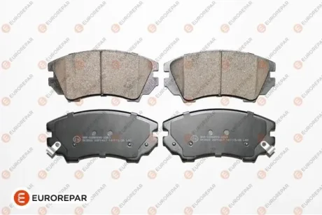 Гальмівні колодки пер. Opel Astra J 09-/Insignia 08- (Mando) EUROREPAR 1617287680