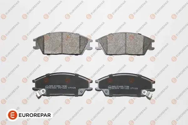 Гальмівні колодки пер. Accent/Getz 99-09 EUROREPAR 1623053680 (фото 1)