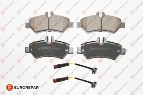 - КОЛОДКИ ГАЛЬМІВНІ ЗАДНІ EUROREPAR 1639371080
