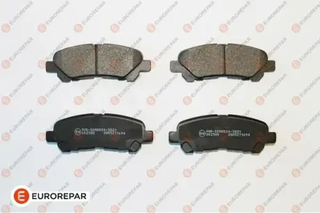 КОЛОДКИ ГАЛЬМІВНІ ЗАДНІ EUROREPAR 1667816380