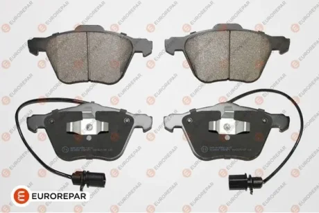 Гальмівні колодки пер. T4 1.9/2.4/2.5 D/TDI -03 (R16) (з датчиком) EUROREPAR 1675994980