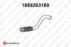 Труба глушника передн. Partner/Rifter/Berlingo 18-(550мм) EUROREPAR 1688263180 (фото 1)