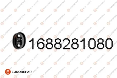 Кріплення гумове EUROREPAR 1688281080