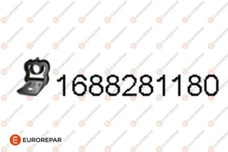 Кріплення гумове EUROREPAR 1688281180