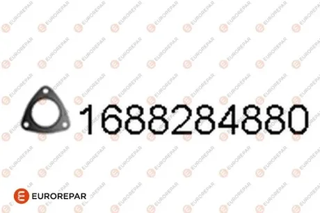 Прокладка глушника Kadett/Astra/Vectra 88- EUROREPAR 1688284880