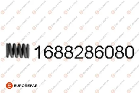 Пружина стискання EUROREPAR 1688286080