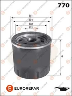 - ФІЛЬТР МАСЛЯНИЙ EUROREPAR E149148