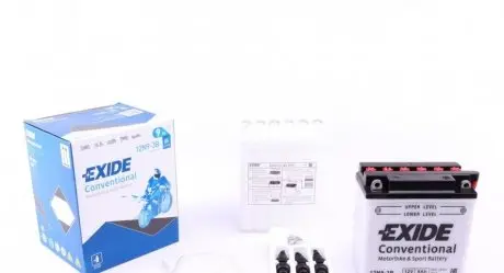 Стартерна батарея (акумулятор) EXIDE 12N9-3B