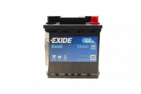 Акумуляторная батарея 44Ah/400A (175x175x190/+R/B13) Excell EXIDE EB440