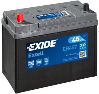 Стартерная аккумуляторная батарея EXIDE EB457