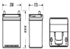 Стартерна батарея (акумулятор) EXIDE EB605 (фото 1)