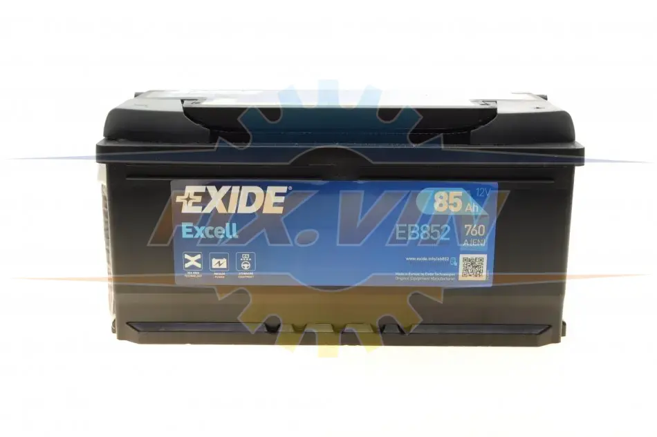 Стартерна батарея (акумулятор) EXIDE EB852 (фото 1)
