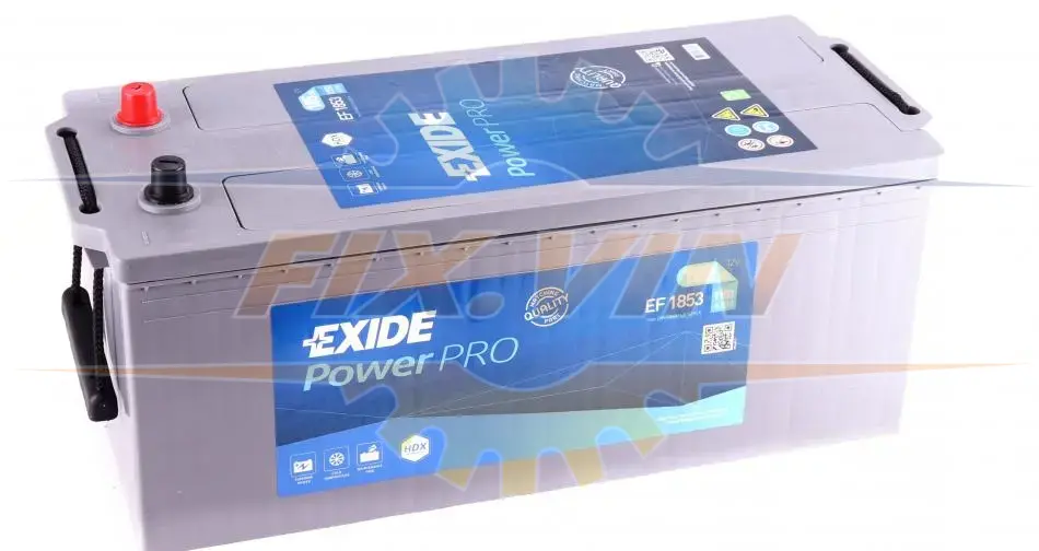 АКБ 6СТ-185 Тип3 Euro (пт 1150) Exide POWER PRO EXIDE EF1853 (фото 1)