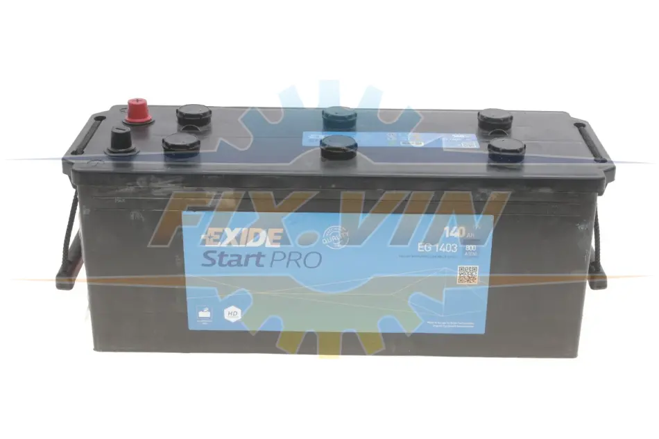 Акумулятор 140Ah-12v Exide Start PRO (513х189х223), полярність зворотна (3), EN800 EXIDE EG1403 (фото 1)