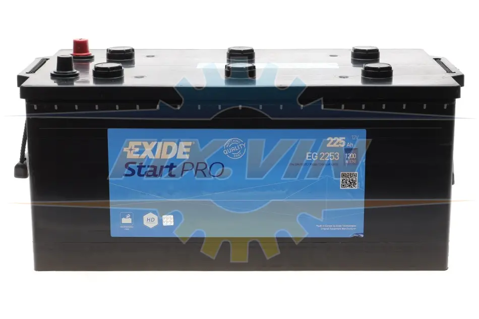 АКБ 6СТ-225 Тип3 Euro (пт 1200) Exide EXIDE EG2253 (фото 1)