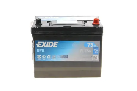 Стартерна батарея (акумулятор) EXIDE EL754