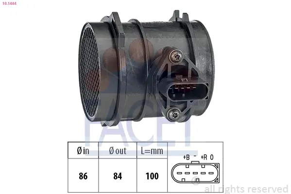 Витратомір повітря AUDI A4/A6 2.7 97-05 Facet FACET 10.1444 (фото 1)