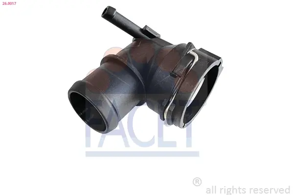 Фланець системи охолодження Skoda Octavia (04-13)/VW Golf (04-09), Jetta (06-11), Pasat (06-11), Sharan (11-), Tiguan (08-) (26.0017) Facet FACET 260017 (фото 1)