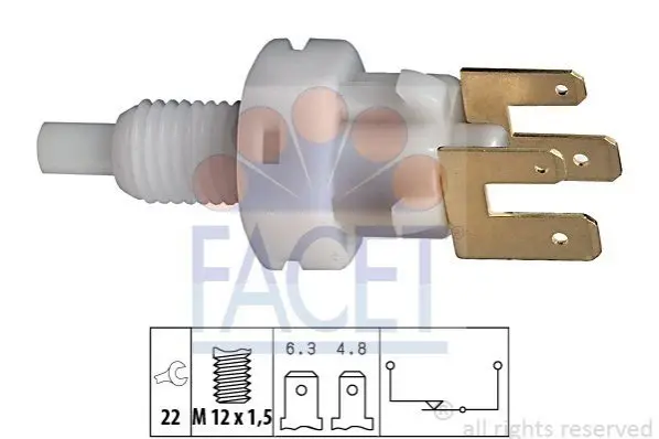 Датчик стоп-сигналу Opel Omega b 2.0 (94-00) Facet FACET 7.1083 (фото 1)
