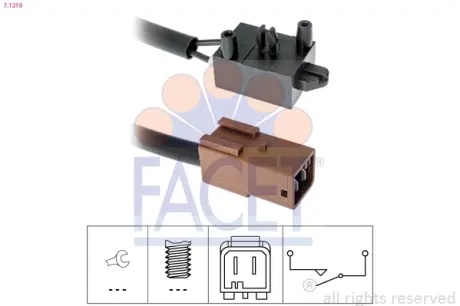 Датчик педалі зчеплення Berlingo/Partner 2.0HDI FACET 7.1219