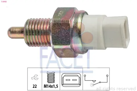Датчик заднього ходу 2108-10/1119 Facet FACET 7.6042