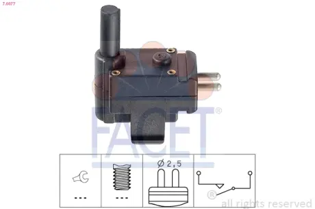 Датчик заднего хода Mercedes Benz W124/126/140/201 80-> Facet FACET 7.6077