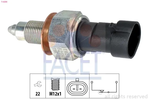 Датчик заднього ходу Iveco Daily III (02-07) Facet FACET 7.6258 (фото 1)